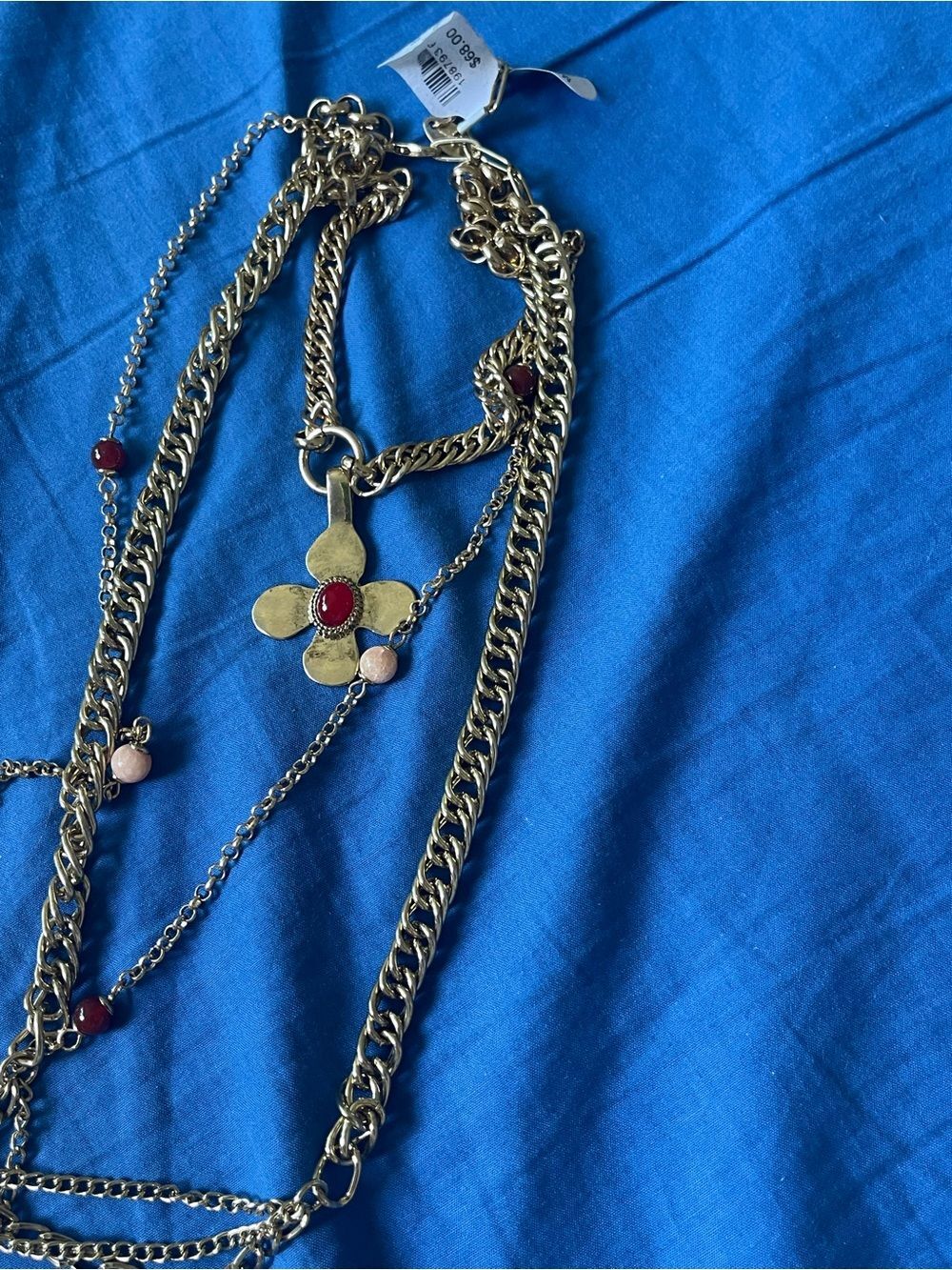 Free People Catriona Layer Statement Necklace NWT - Picture 7 of 7
